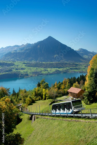 Obraz lake and mountains