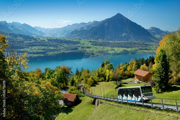 Obraz lake and mountains