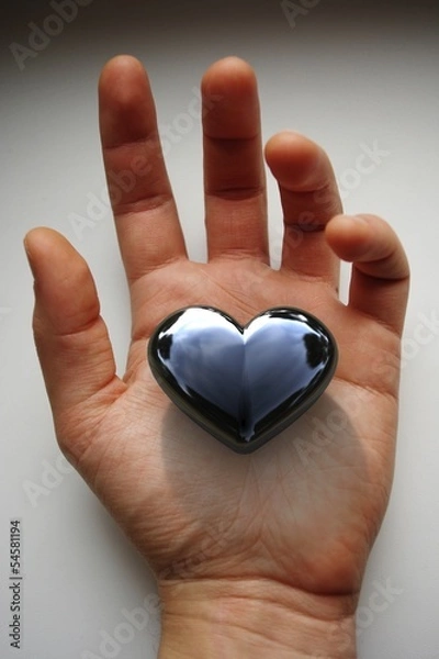 Obraz The black evil heart inside us