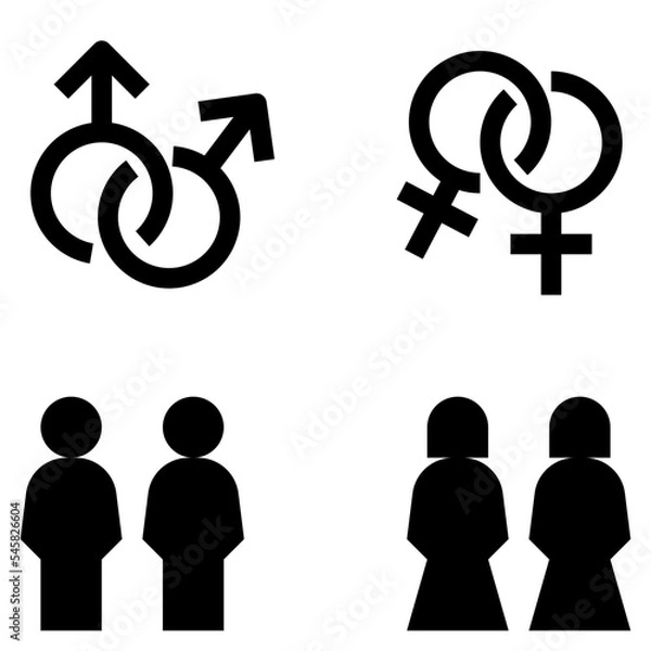 Obraz same glyph style icon