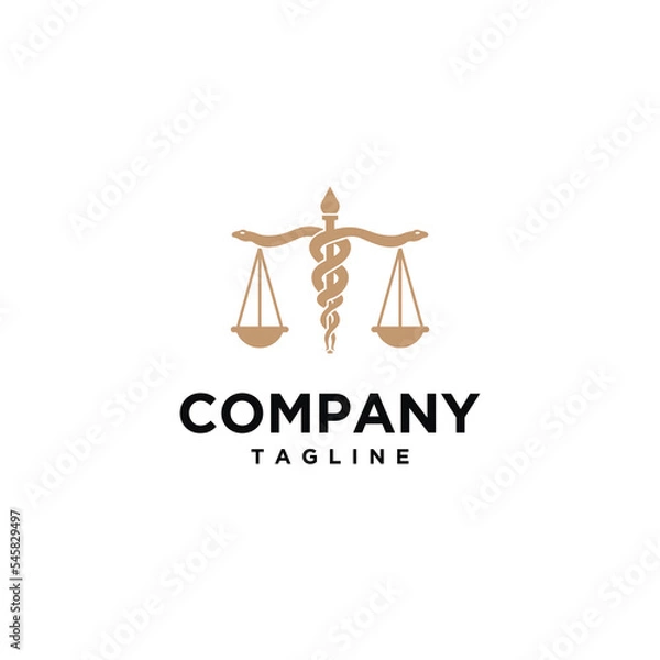 Fototapeta Snake Justice Scale