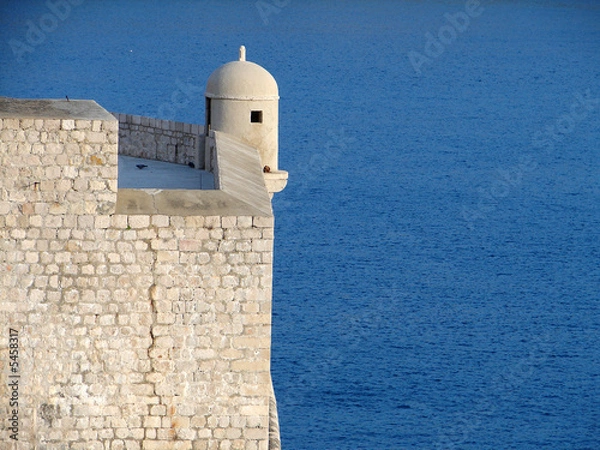 Obraz Dubrownik fortification detail