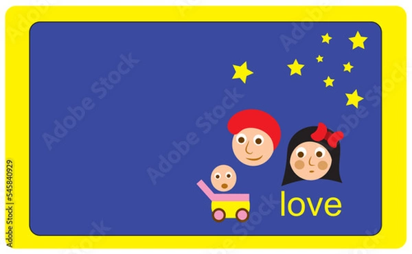 Fototapeta Family unit