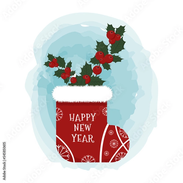 Obraz christmas sock