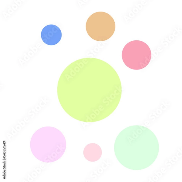 Fototapeta Elements abstract retro style 80s-90s circular pattern