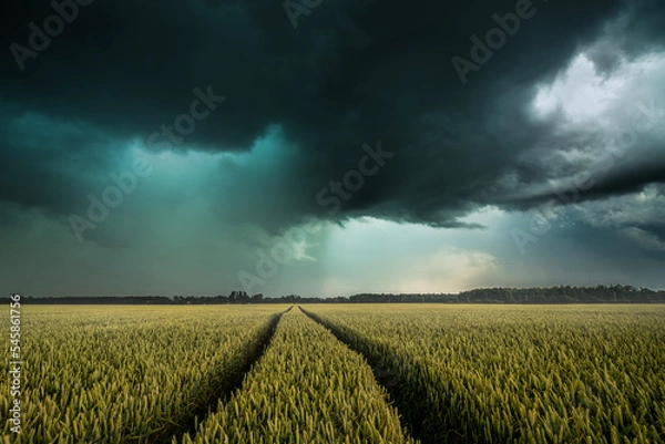 Fototapeta rain storm