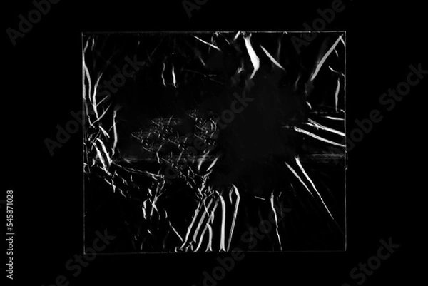 Fototapeta Plastic Wrap Overlay Texture, easy to use with overlay blending option