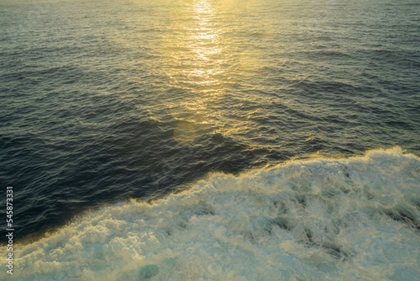 Obraz 夕日の映る海