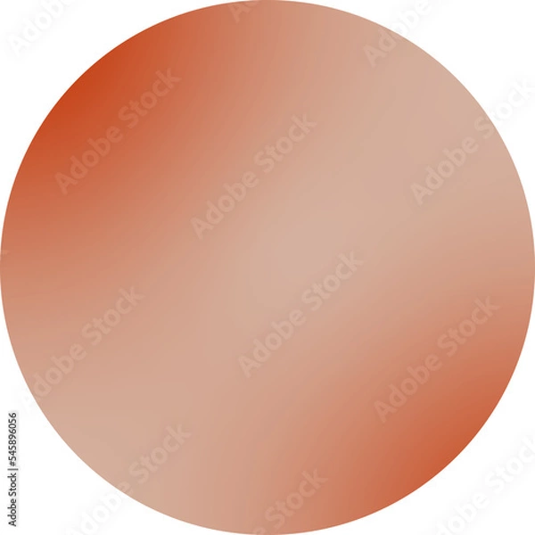 Obraz round cayenne red - dusty pink - gradient background