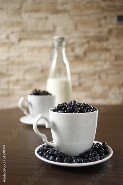 Obraz jagody na deser