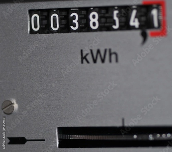 Obraz Tickender Stromzähler