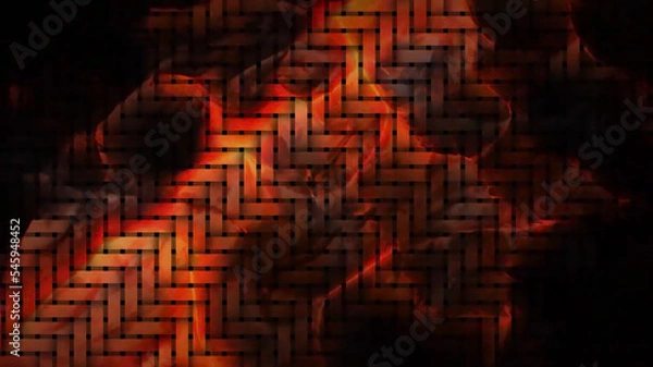 Fototapeta Abstract Fire Background Digital Rendering