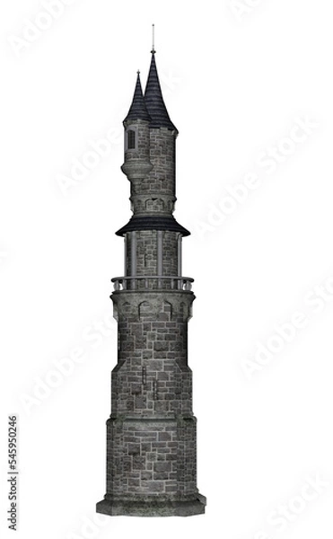 Obraz Castle tower - 3D render