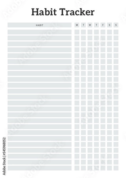 Obraz Simple Habit Tracker
