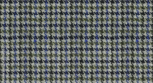 Fototapeta tweed hound tooth pattern textile	                     