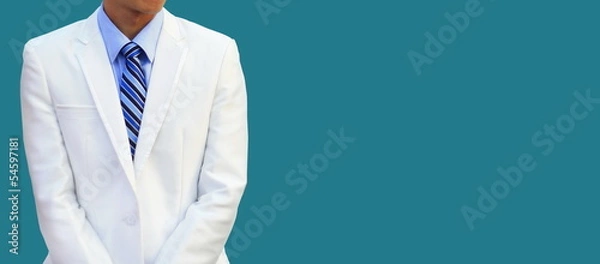 Obraz businessman suit background