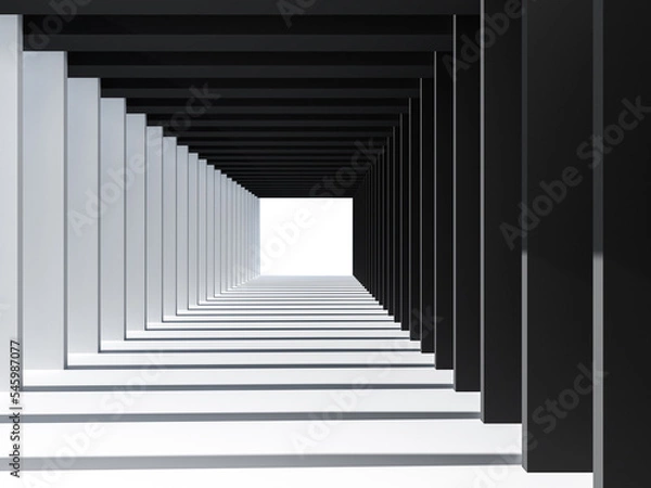 Fototapeta 3d rendering in abstract of light