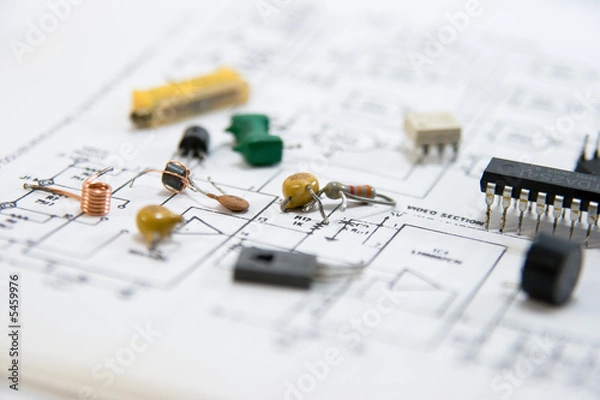 Fototapeta electronic