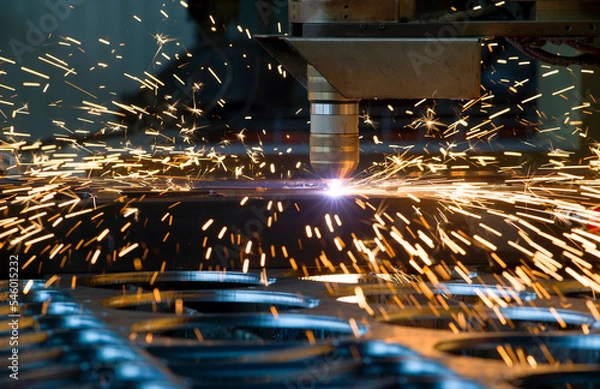Obraz metal plasma cutting