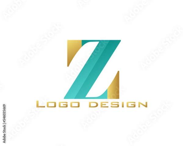 Obraz Abstract Letter Z. Modern Logo Template Vector.