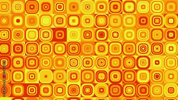 Obraz yellow and orange geometric pattern, wallpaper for tile, banner, tableclothe