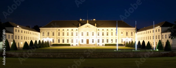 Obraz bellevue, berlin, night,