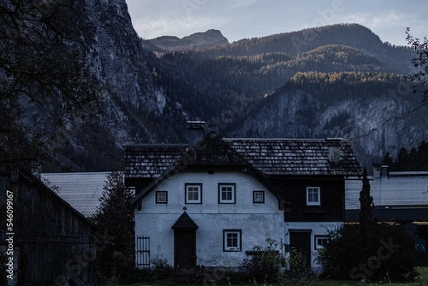 Obraz old house in the mountains