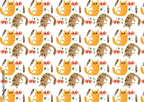 Obraz seamless pattern with cats