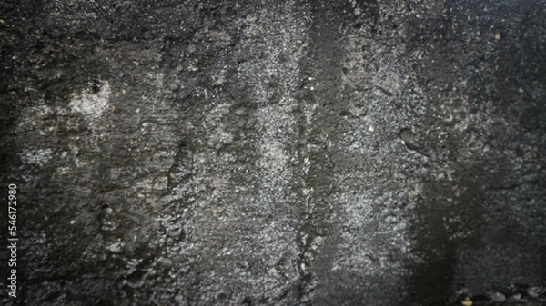 Obraz Black textured dark concrete background