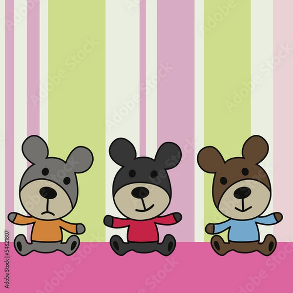 Obraz three bear