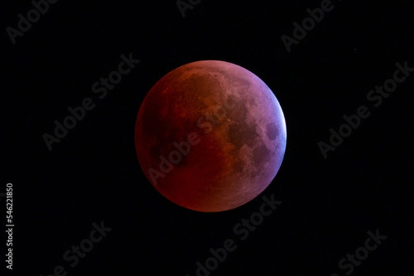 Obraz 皆既月食直前のターコイズフリンジ