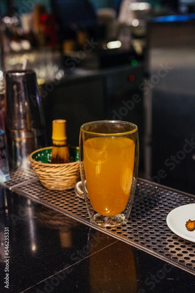 Obraz Bar counter with glasses