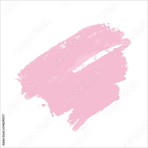 Obraz A pink spot of paint without a background. Vector brushstroke for backgrounds and other designs.