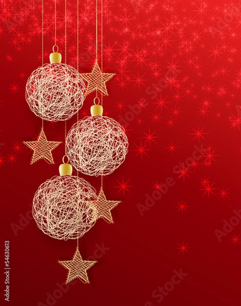 Obraz christmas balls