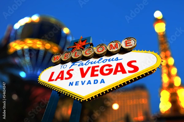 Obraz Witamy w Fabulous Las Vegas znak