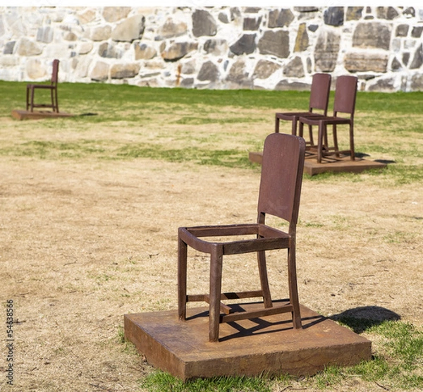 Obraz Metal chairs