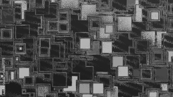 Obraz Liquid squares texture background