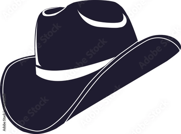 Fototapeta Cowboy hat vector