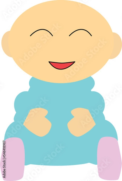 Fototapeta Simple Baby drawn vector