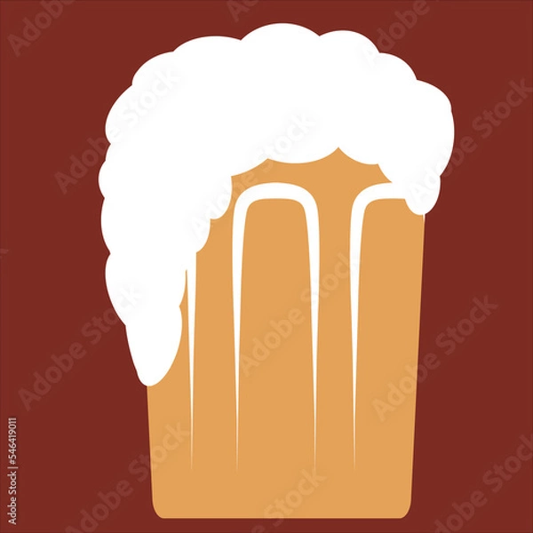Fototapeta Drink beer vector
