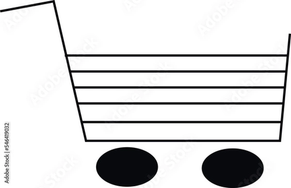 Fototapeta Shopping cart icon