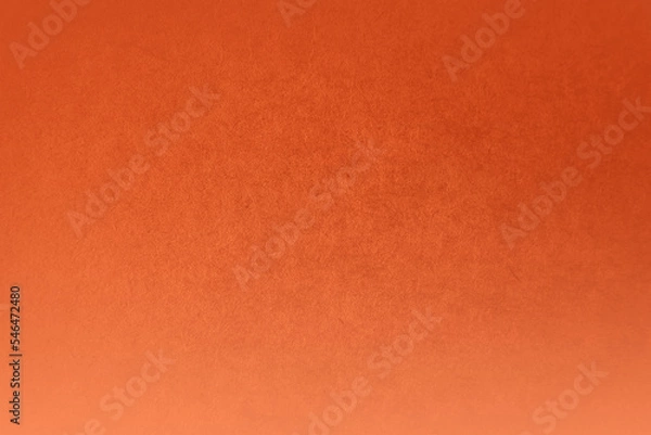 Fototapeta Blank Soft solid colorful orange color gradation light peach orange paint on cardboard box kraft paper texture background