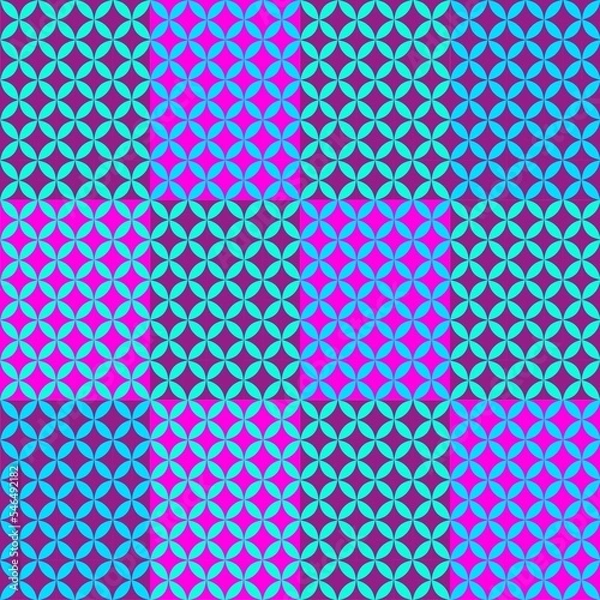 Obraz seamless pattern with shapes
