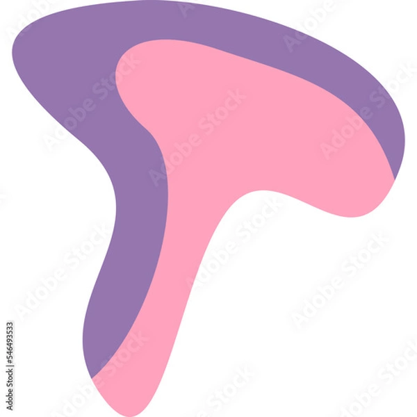 Fototapeta Purple Color Abstract Shape (9)