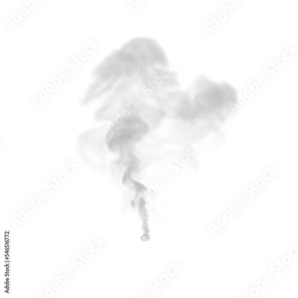 Obraz smoke on transparent background