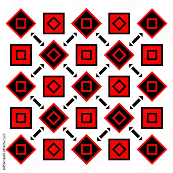 Obraz Carré style blanc