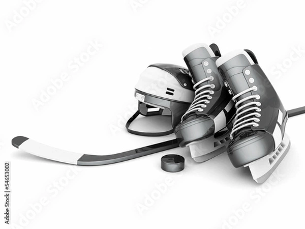 Obraz Sprzęt hokejowy