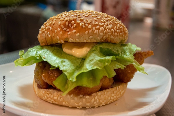 Obraz チキンバーガー