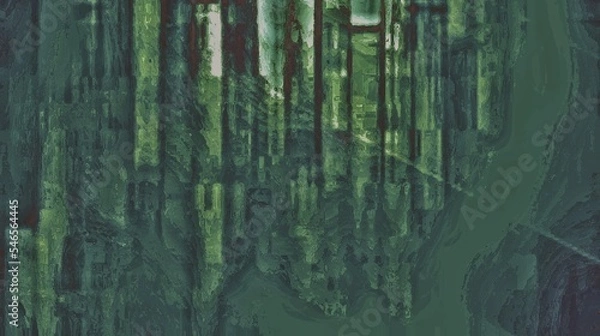 Obraz rain drops on the window