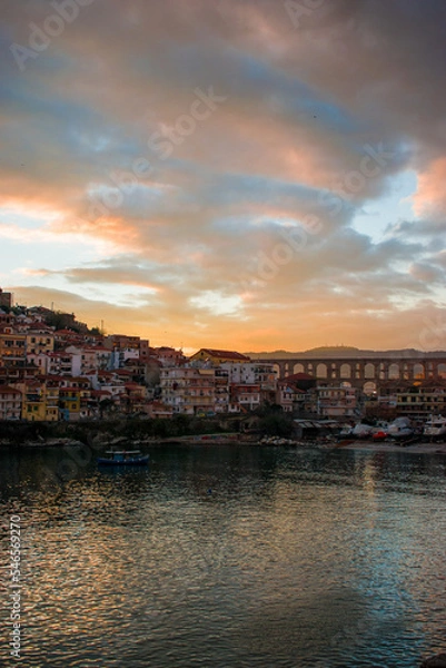 Obraz sunset in Kavala